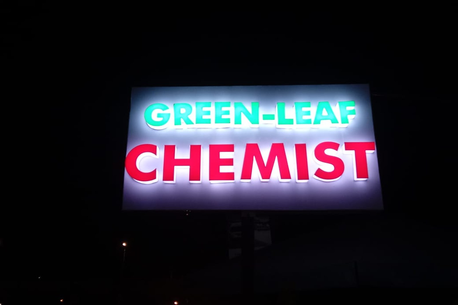 Lightbox backlit retail signage installed in Nairobi, Kenya by Permvard Signs