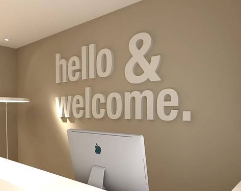 PVC Signs for Reception / Lobby Area